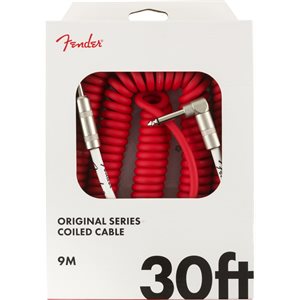 FENDER - ORIGINAL COIL INSTRUMENT CABLE - Fiesta RED